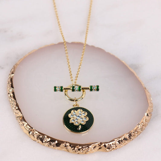 The Cora Necklace Green