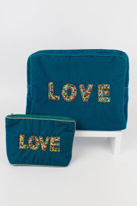 Rainbow Love Letters Wash Bag