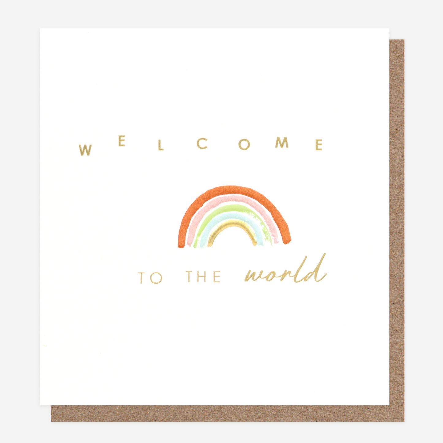 Rainbow New Baby Card