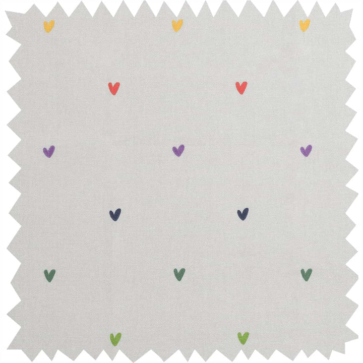 Multicoloured Hearts Tea Towel