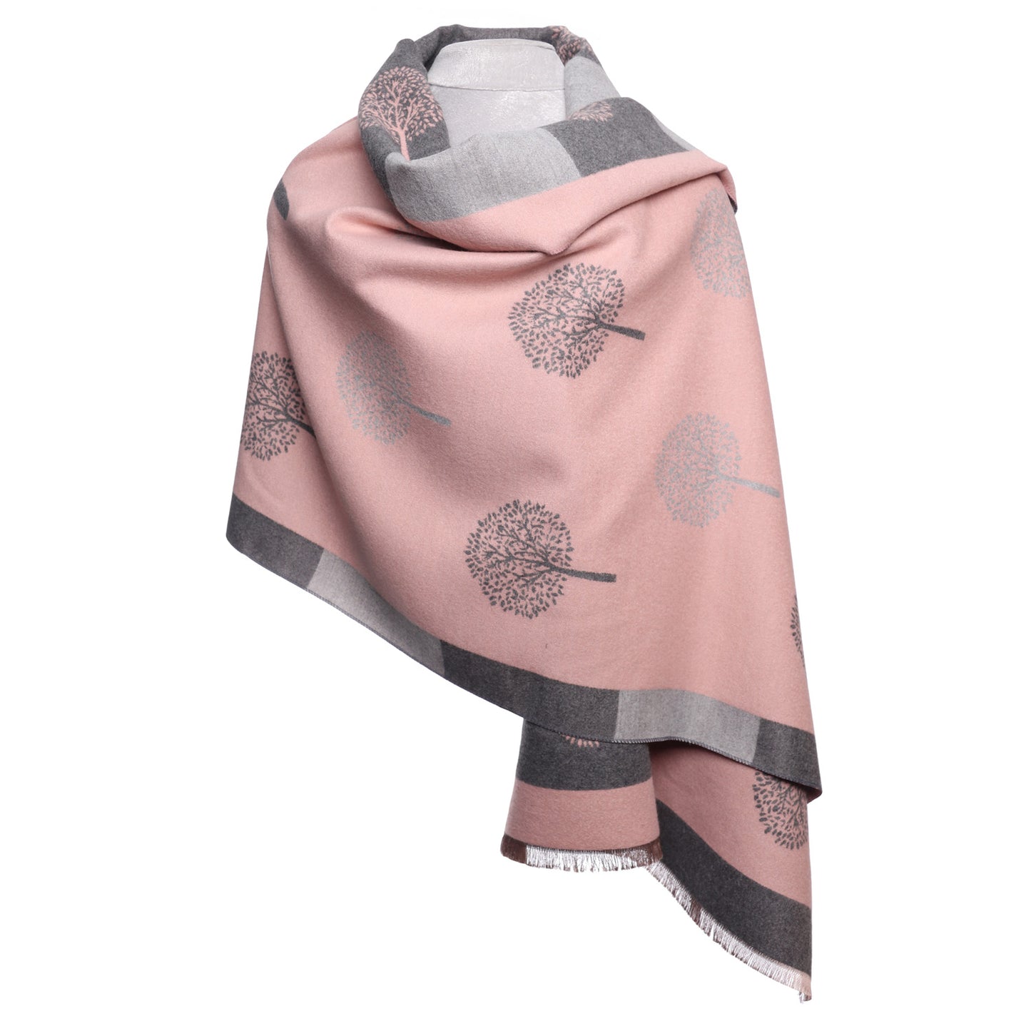 Wrap Mulberry Pink Scarf