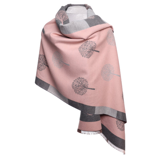Wrap Mulberry Pink Scarf