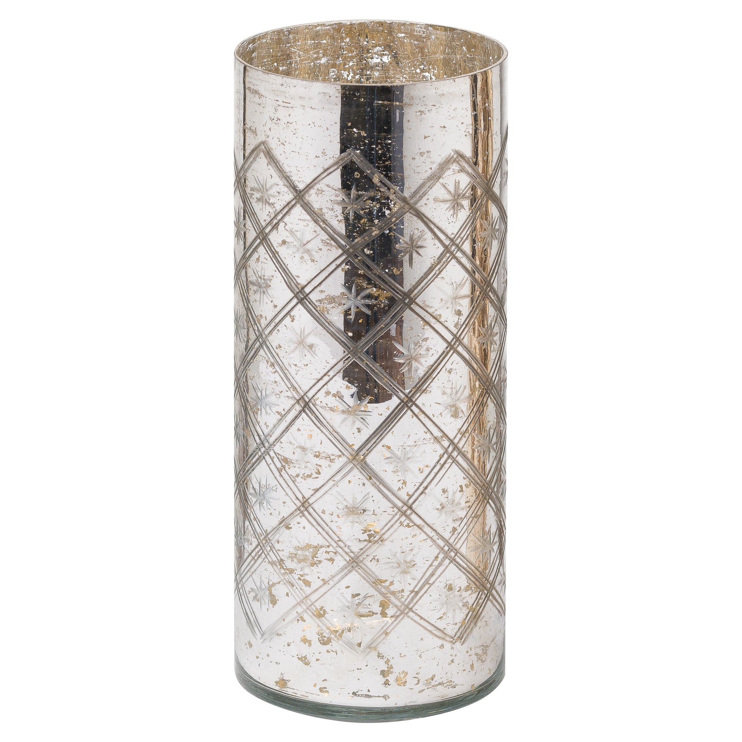 The Noel Collection Silver Foil Effect Vase - The Tulip Tree Chiddingstone