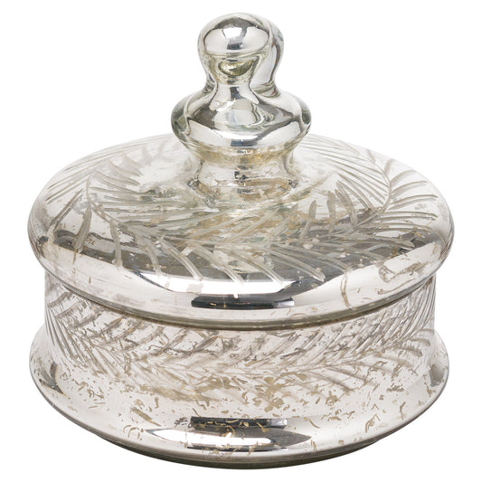 The Noel Collection Silver Foil Effect Large Trinket Jar - The Tulip Tree Chiddingstone