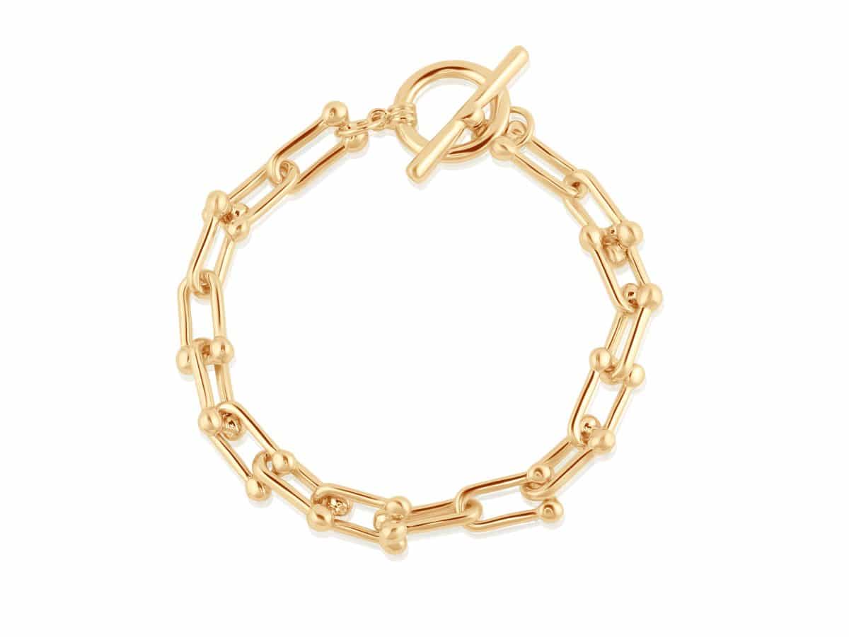 Renata Statement Chunky Chain Bracelet in Gold