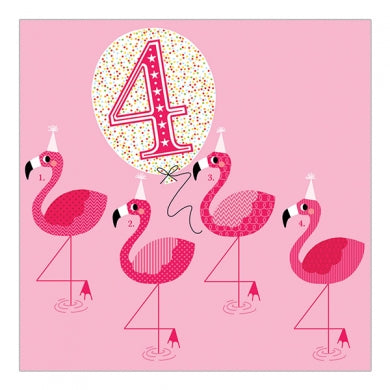 4 Flamingos. Pink - The Tulip Tree Chiddingstone