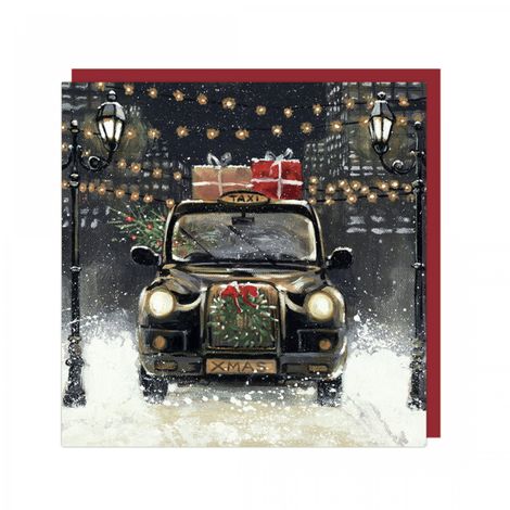 Christmas Taxi Pack of 6 Cards