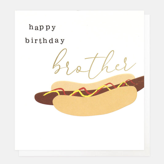 Happy Birthday Brother Hotdog