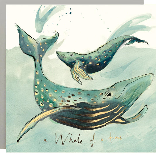 A Whale of a Time Gold Foil Card