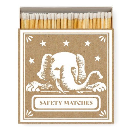 Archivist Elephant Matchbox