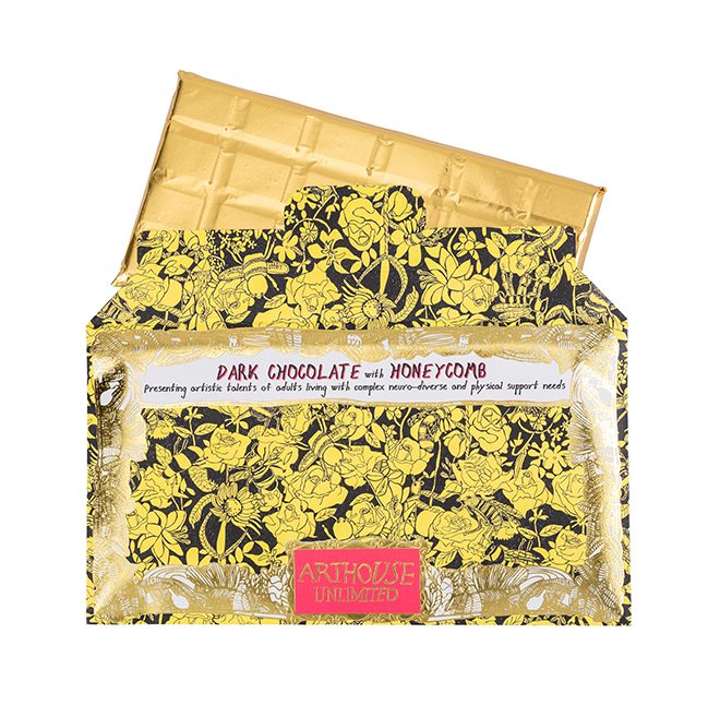 Arthouse Unlimited Bee Free Dark Chocolate with Honeycomb