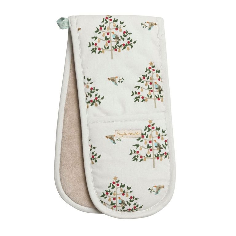 Partridge in a Pear Tree Double Oven Glove - The Tulip Tree Chiddingstone
