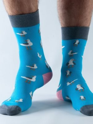 Blue Seagull Socks