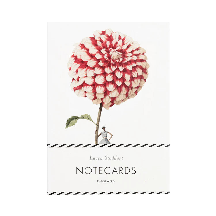 In Bloom Dahlias Notecards