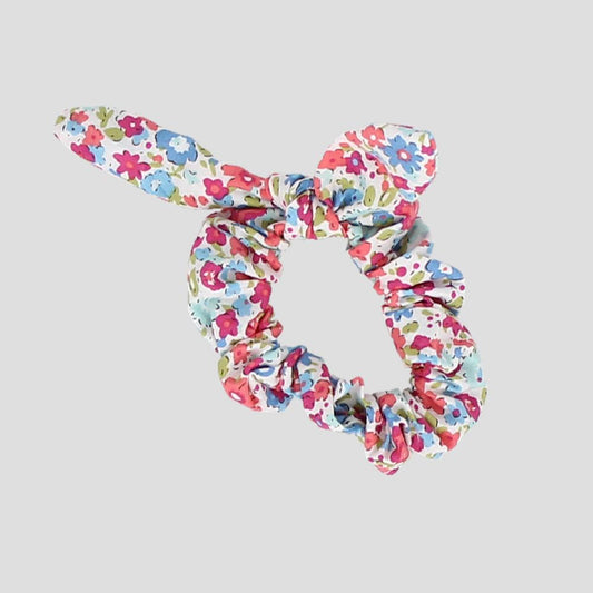 Hair Scrunchie Bow Pink - The Tulip Tree Chiddingstone