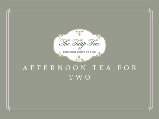 The Tulip Tree Afternoon Tea for Two Gift Card - The Tulip Tree Chiddingstone