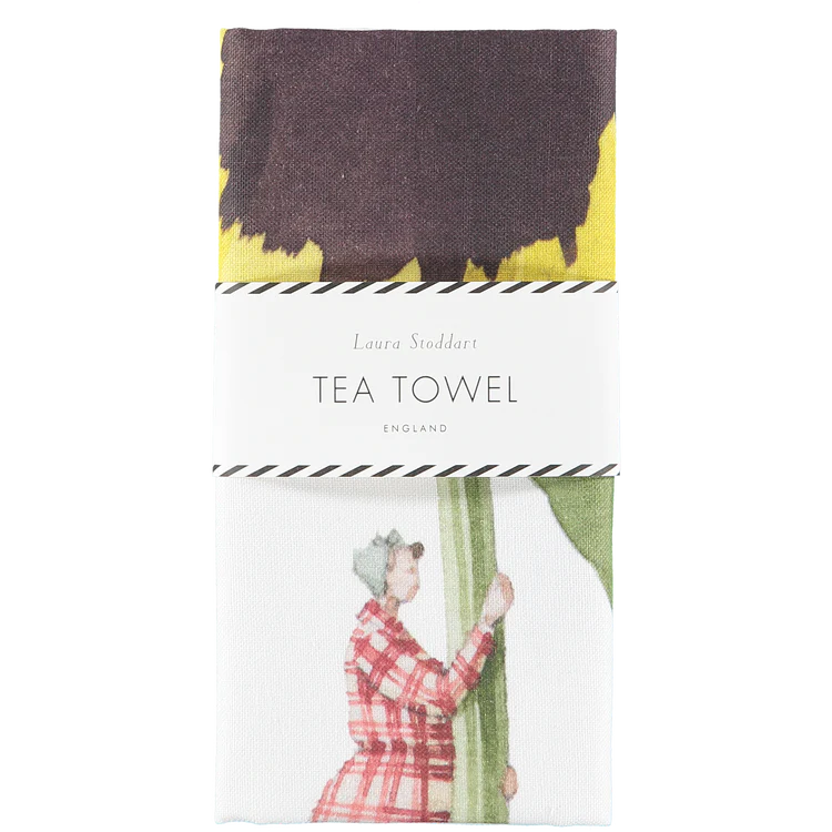 In Bloom Tea Towel - Pansy