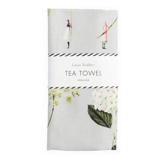 In Bloom - Tea Towel Green Flowers