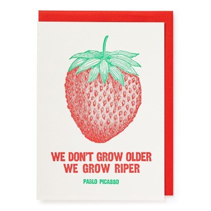 Strawberry Fruit Card