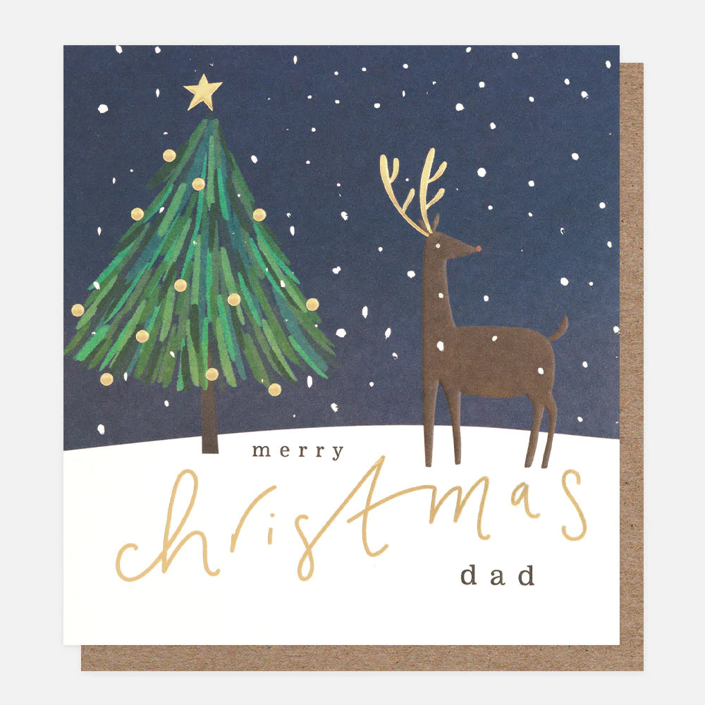 Merry Christmas Card For Dad