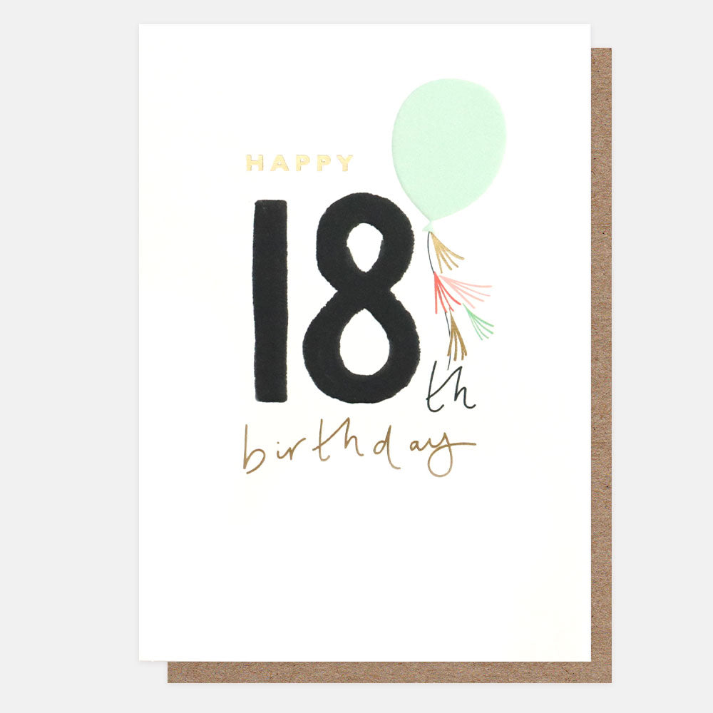 18th Birthday Card Balloon