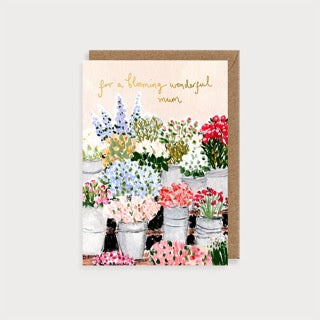 Flower Market Blooming Wonderful Mum Card