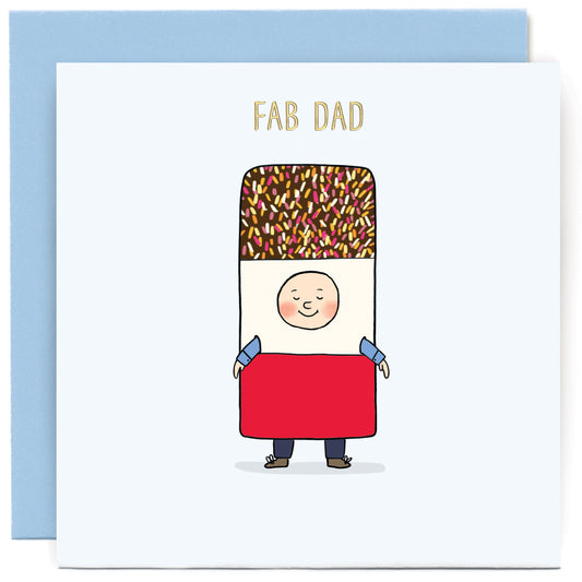 Ice Lolly Fab Dad Card
