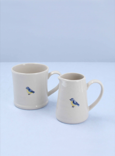 Blue Tit Stoneware Mini Mug