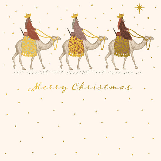 Merry Christmas Three Kings Pack of 6 Cards