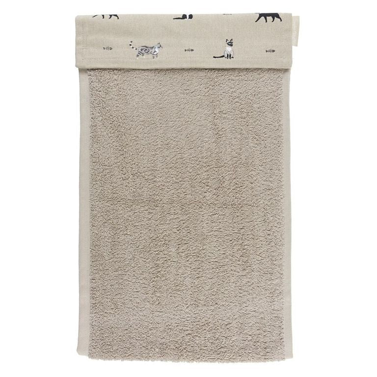 Purrfect Roller Hand Towel - The Tulip Tree Chiddingstone