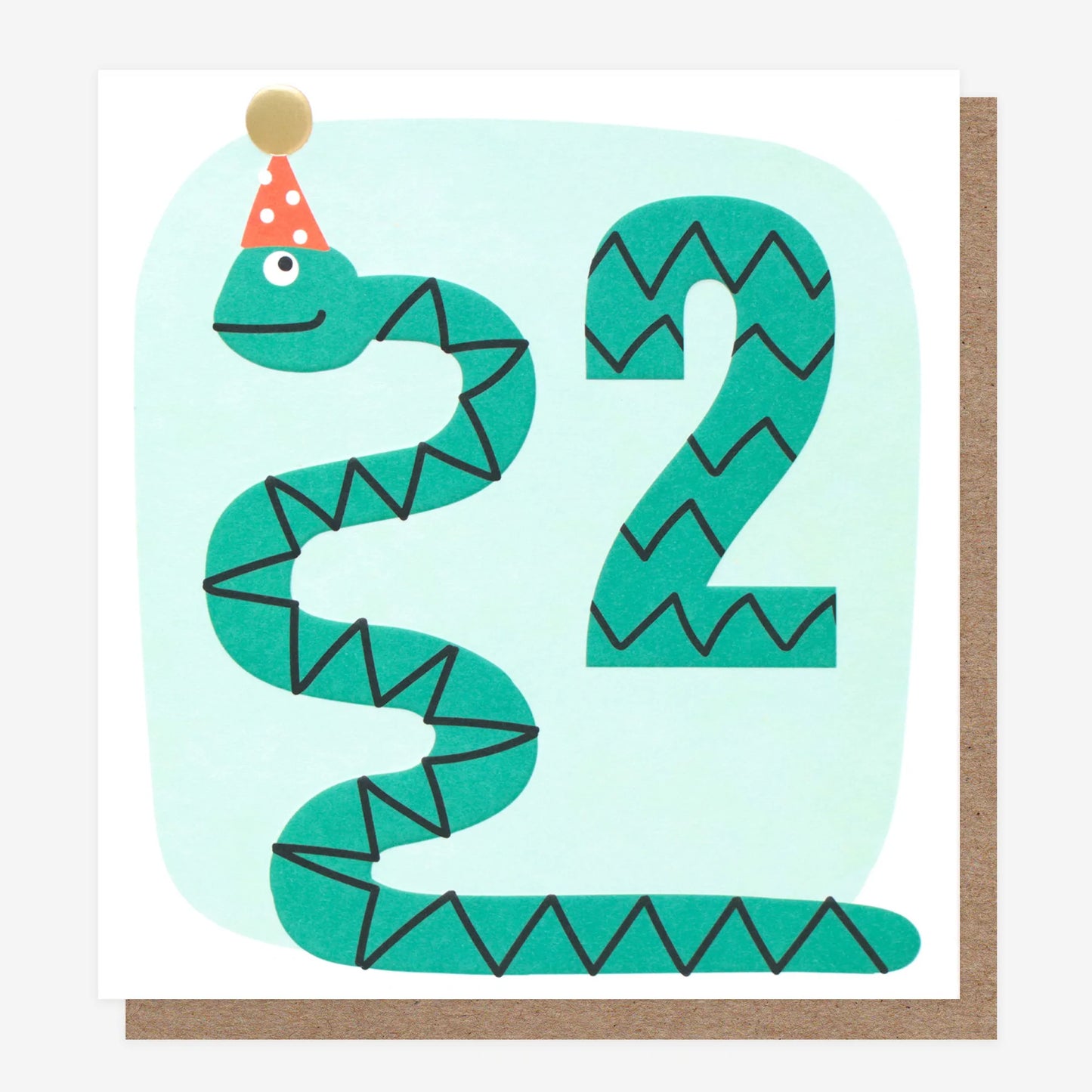 2nd Birthday Card Snake