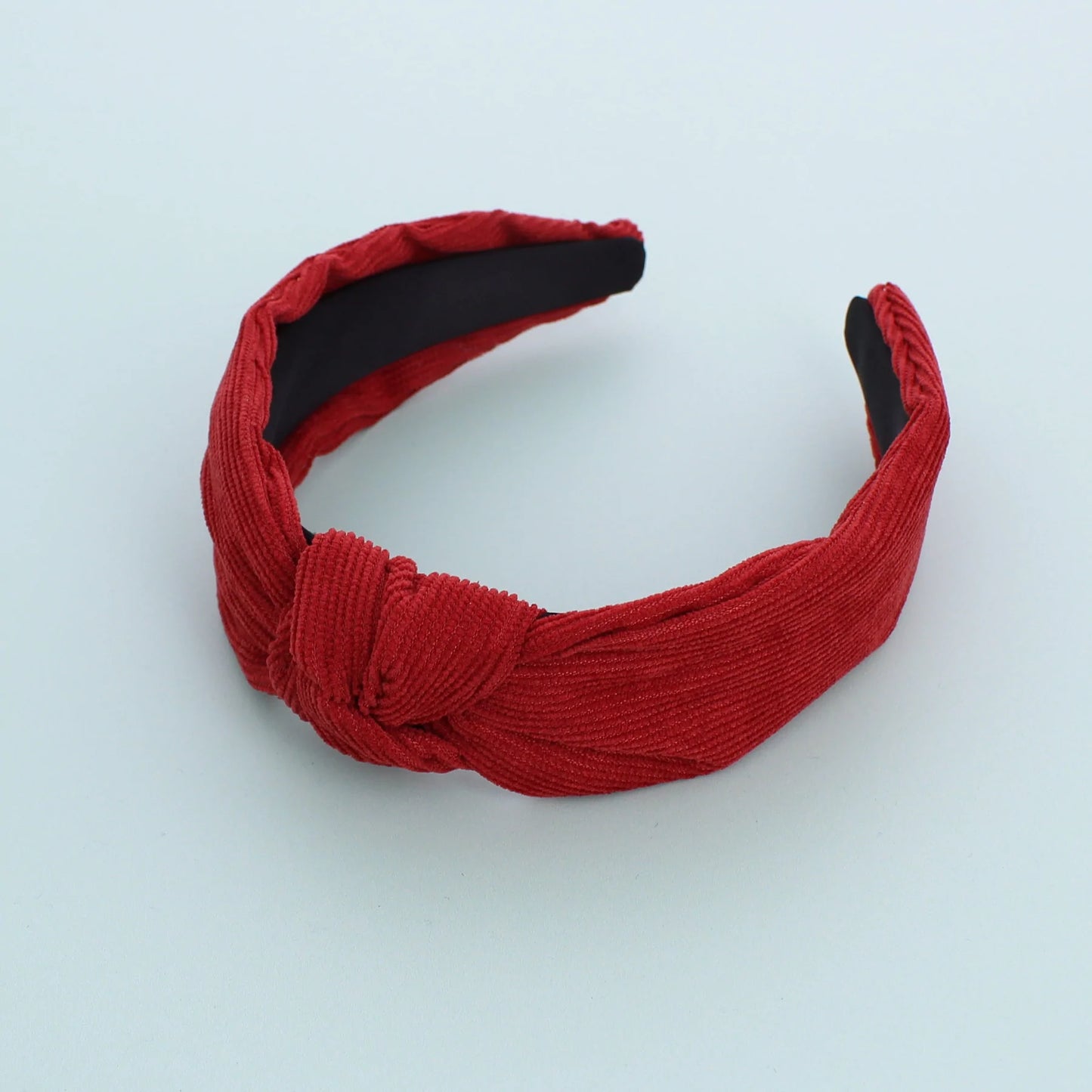 Cord Knotted Headband Red