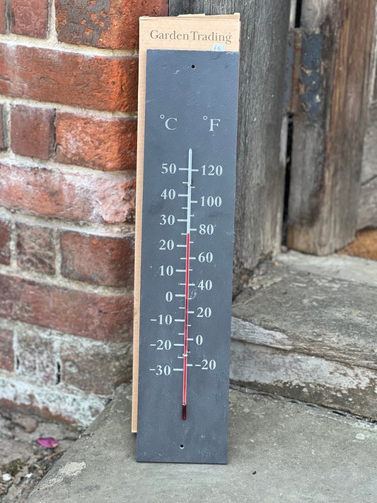 Slate Thermometer by Garden Trading