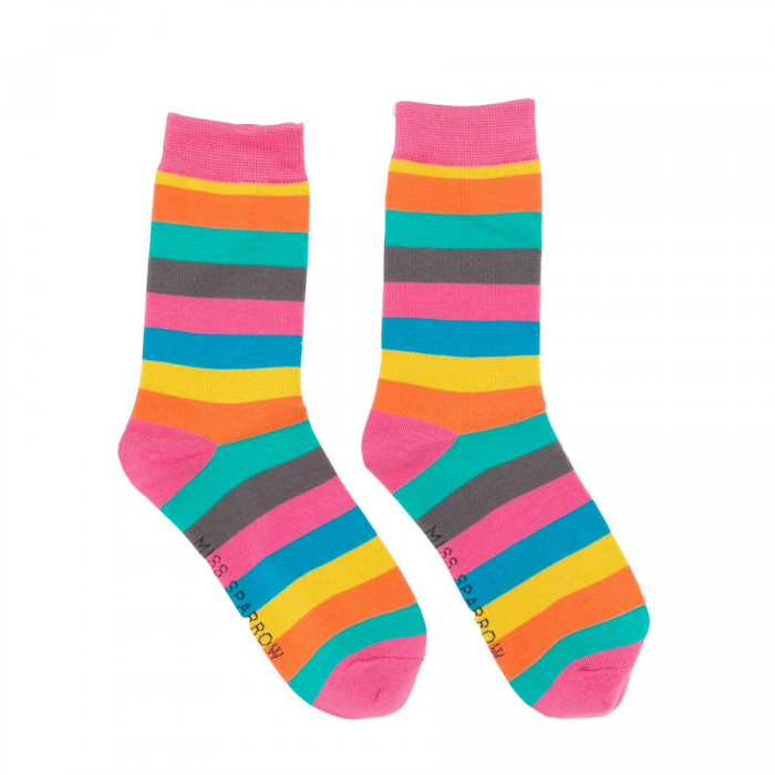 Thick Stripes Socks Bright