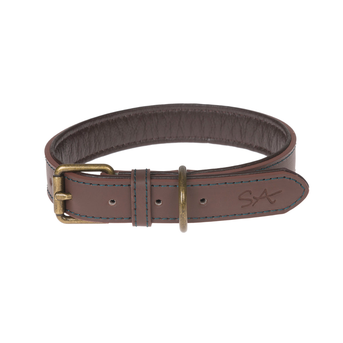 Woof Leather Large Dog Collar