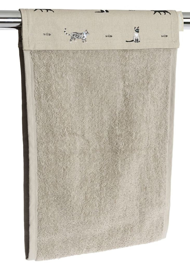 Purrfect Roller Hand Towel - The Tulip Tree Chiddingstone